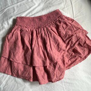 Hollister Tiered Embroidered Skort